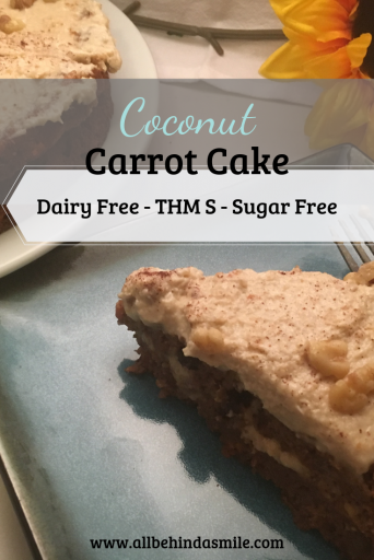 Dairy Free Coconut Carrot Cake